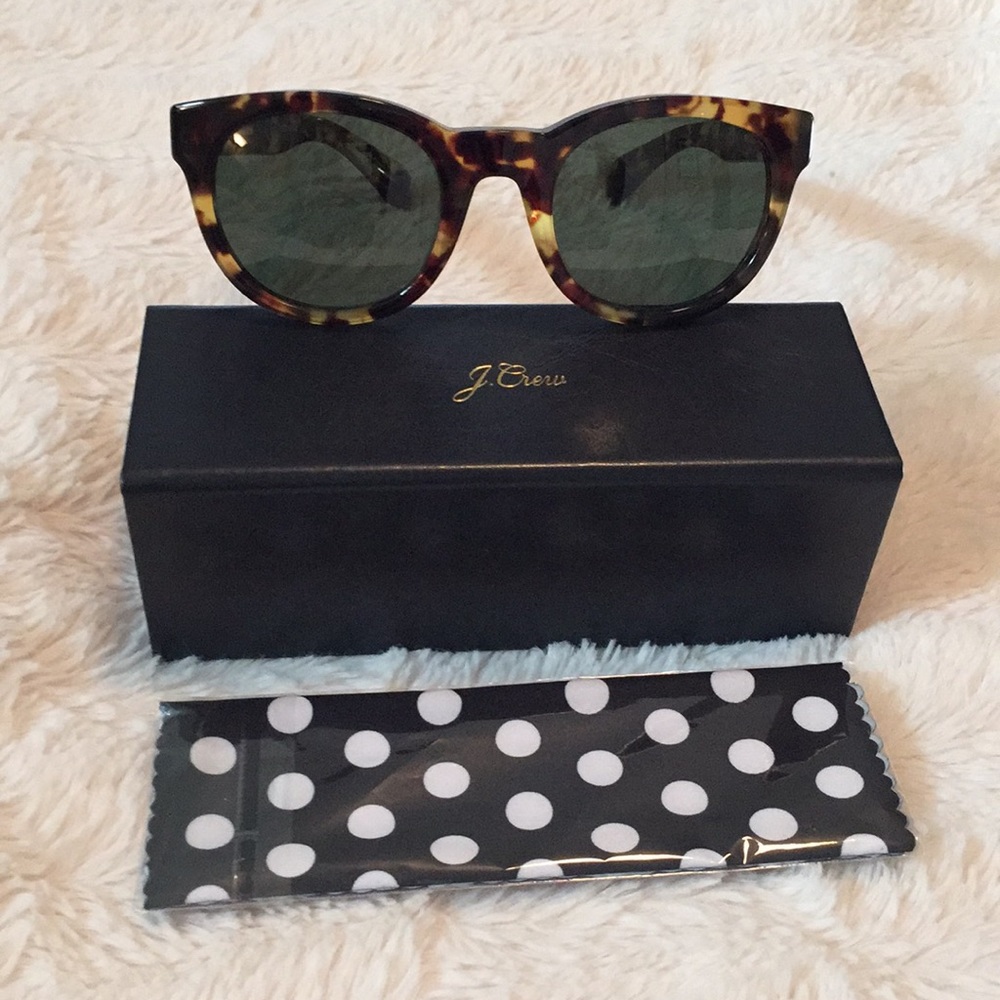 J. Crew Sam Sunglasses Tokyo Tortoise GUC!